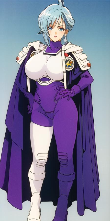 07046-469020655-_lora_aoi_karinV1_.9_ aoi_karin, huge_breasts, standing, solo, Purple_bodysuit_White_Pauldrons_White_breastplate_Asymmetrical_le.png